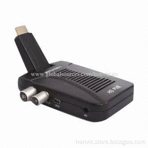 HD DVB T2 Receivers with One USB2.0 and HDMI, MPEG-4/H.264 DVB-T2, 75 Ohms Input Impedance